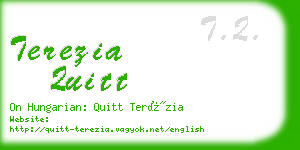 terezia quitt business card